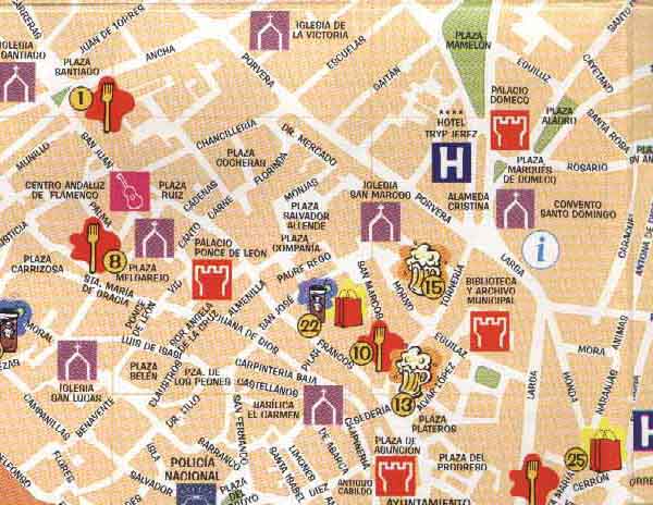 Street Map of Jerez - 10