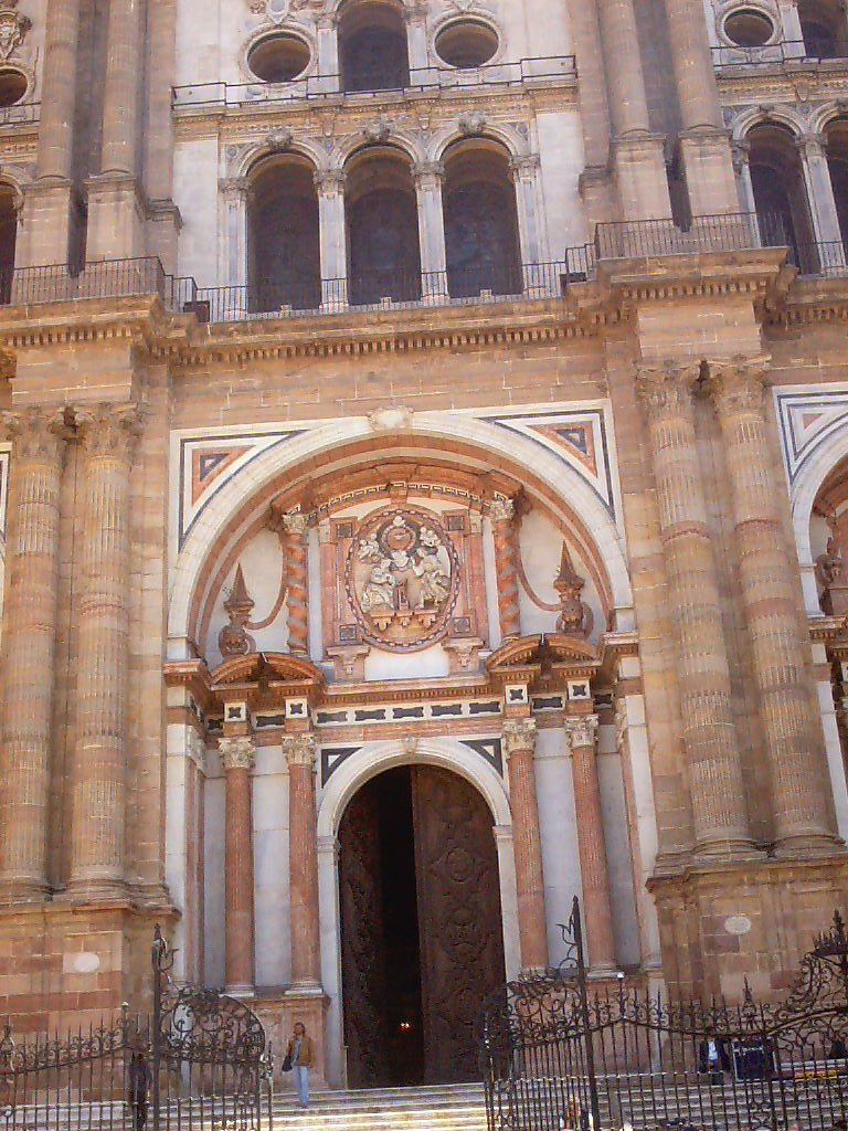 malaga cathedral entrance