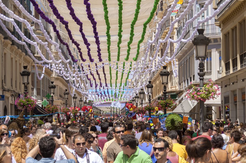 Calle Larios Feria de Málaga