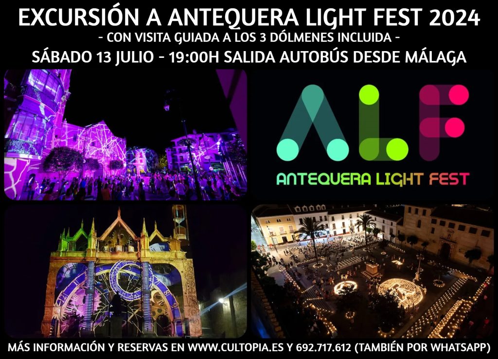 Excursion nocturna a Antequera Light Fest