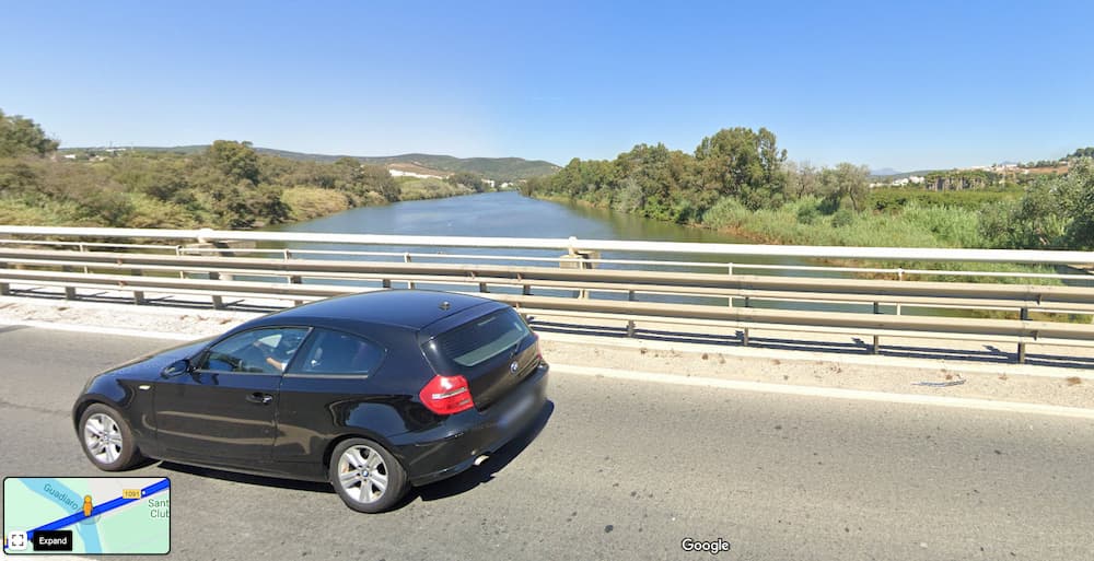 Río Guadiaro Google Street view